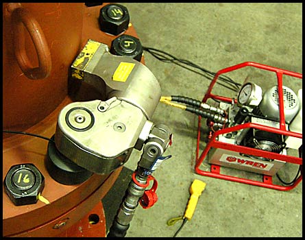 Hydraulic torque Wrench and Pump